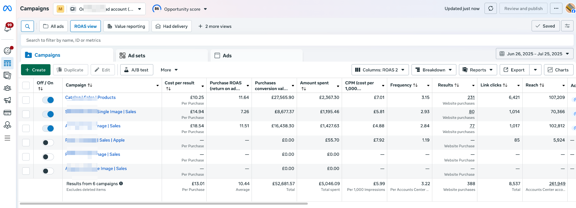 Consumer Electronics: 3.2 to 11.2 ROAS - Performance Results